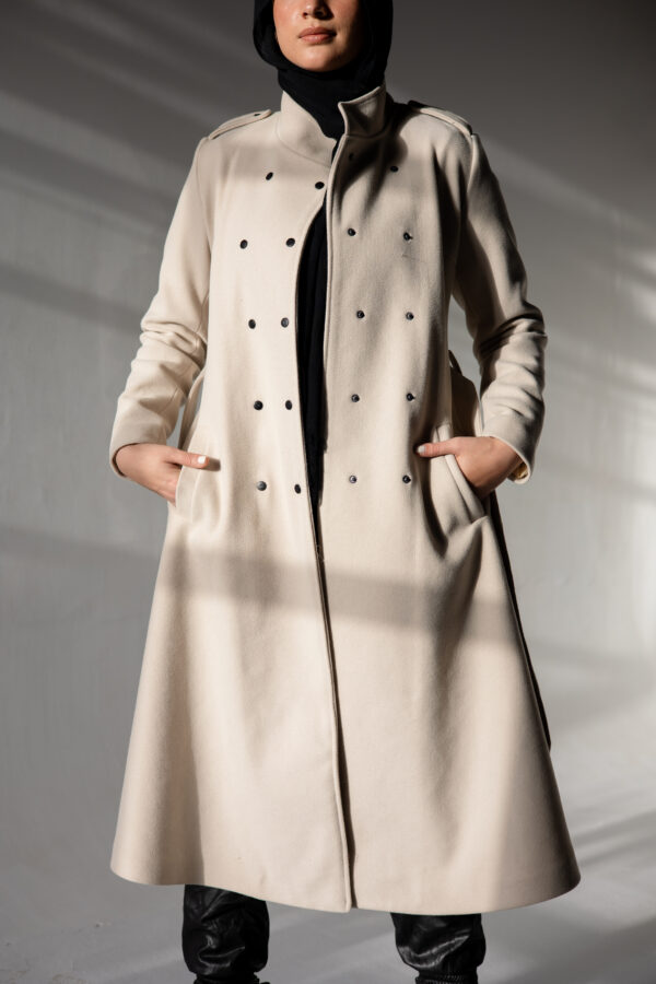 Long Coat in Off-White