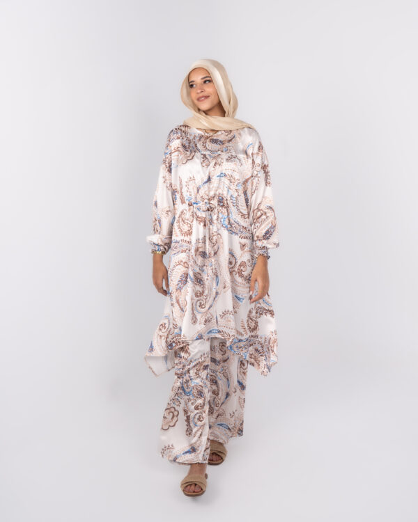 Modest Satin Set in Prints