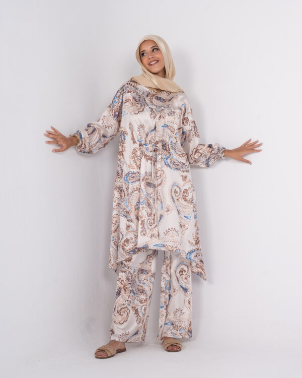 Modest Satin Set in Prints