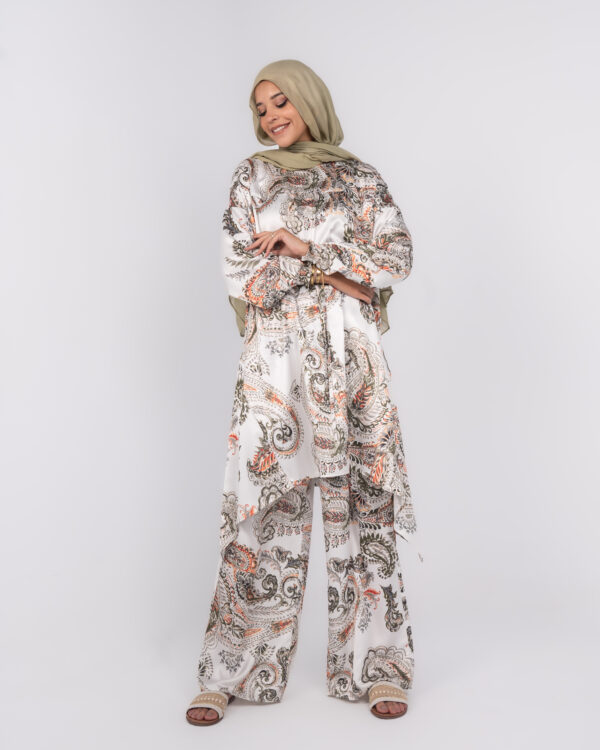 Modest Satin Set in Prints