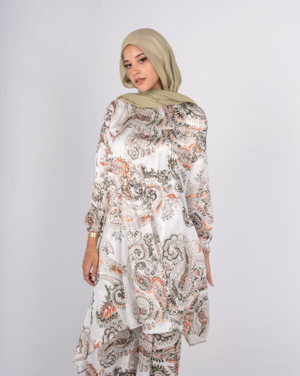 Modest Satin Set in Prints