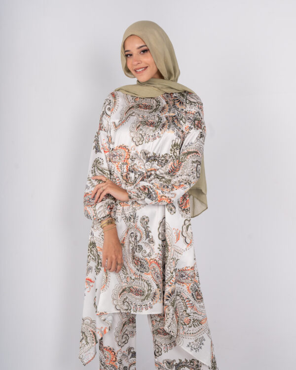 Modest Satin Set in Prints