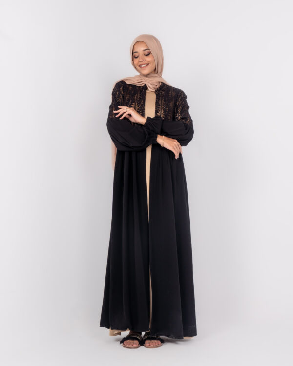 Stylish Kaftan Biege & Black